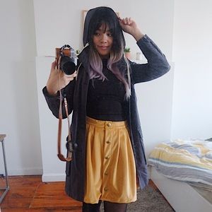 J.Crew Hooded basket-weave jacket in Navy